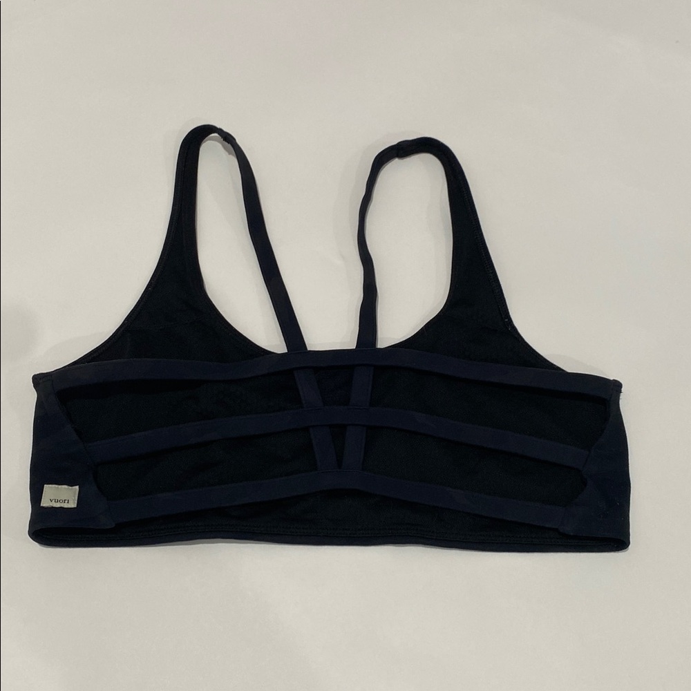 Vuori Yosemite Dark Camo Sports Bra With Strappy Back Size Medium - Picture 3 of 8